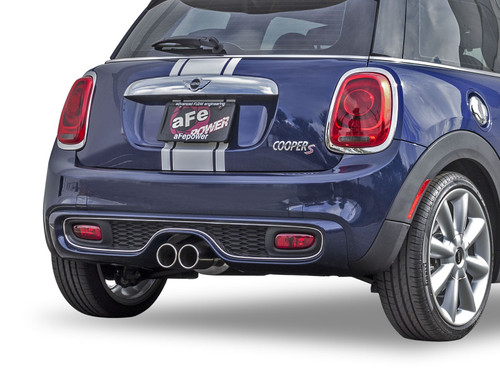 aFe Power MACH Force-Xp 2-1/2" 304 Stainless Steel Cat-Back Exhaust System for MINI Cooper S (F56/F57) - 49-36331-P aFe Power MACH Force-Xp 2-1/2" 304 Stainless Steel Cat-Back Exhaust System for MINI Cooper S (F56/F57) - 49-36331-P