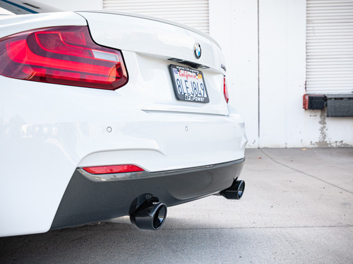 aFe Power MACH Force-Xp 3 IN to 2-1/2 IN 304 Stainless Steel Cat-Back Exhaust System for BMW F2X M235i - 49-36347-B aFe Power MACH Force-Xp 3 IN to 2-1/2 IN 304 Stainless Steel Cat-Back Exhaust System for BMW F2X M235i - 49-36347-B