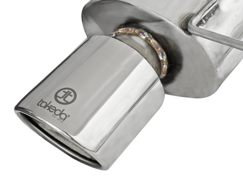 aFe Power Takeda 2-1/4" to 2" 304 Stainless Steel Cat-Back Exhaust System for 2008-2012 Honda Accord - 49-36612