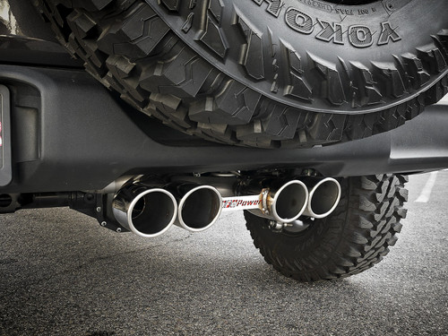 aFe Power Rebel Series 2-1/2" 304 Stainless Steel Cat-Back Exhaust System for Jeep Wrangler (JL) 18-21 V6-3.6L - 49-38071-P aFe Power Rebel Series 2-1/2" 304 Stainless Steel Cat-Back Exhaust System for Jeep Wrangler (JL) 18-21 V6-3.6L - 49-38071-P