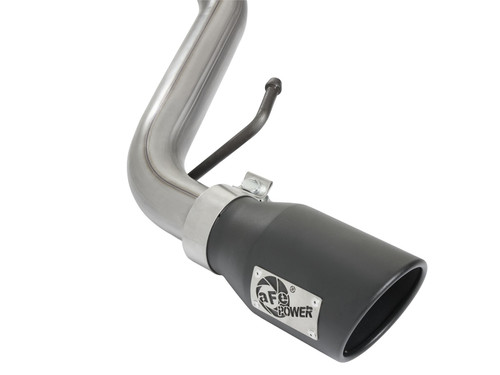 aFe Power MACH Force-Xp 2-1/2" Single Rear Exit Stainless Steel Cat-Back Exhaust System for 2007-2017 Toyota FJ Cruiser - 49-46027-B