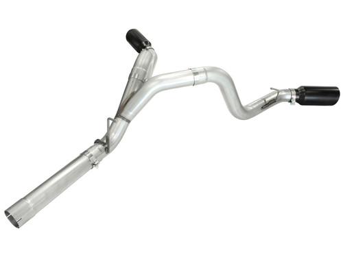 aFe Power ATLAS 4 IN Aluminized Steel DPF-Back Exhaust System for GM Diesel Trucks 11-16 V8-6.6L (td) LML - 49-04043-B