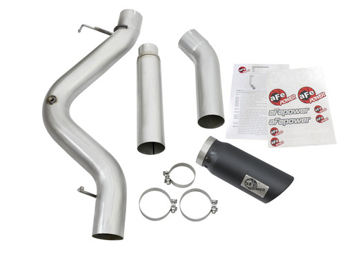 aFe Power ATLAS 5 IN Aluminized Steel DPF-Back Exhaust System for GM Diesel Trucks 2016 V8-6.6L (td) LML - 49-04081-B