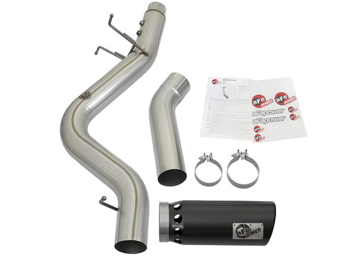 aFe Power ATLAS 5" Aluminized Steel DPF-Back Exhaust System for GM Diesel Trucks 17-19 V8-6.6L (td) L5P - 49-04085-B