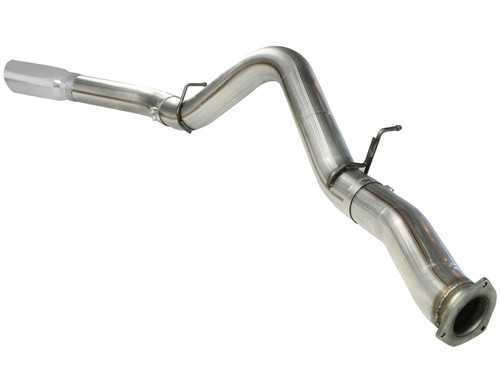 aFe Power Large Bore-HD 5" 409 Stainless Steel DPF-Back Exhaust System for GM Diesel Trucks 07.5-10 V8-6.6L (td) LMM - 49-44040-P