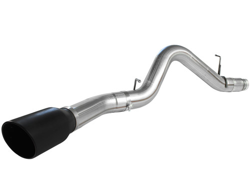 aFe Power Large Bore-HD 5 IN 409 Stainless Steel DPF-Back Exhaust System for GM Diesel Trucks 11-16 V8-6.6L (td) LML - 49-44041-B