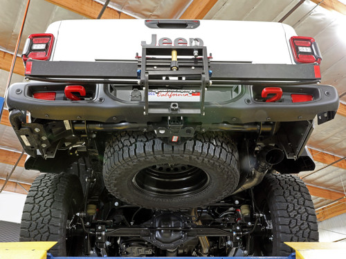 aFe Power Vulcan Series 3 IN 304 Stainless DPF-Back Hi-Tuck Exhaust System w/ Black Tip for Jeep Gladiator (JT) 2021 V6-3.0L (td) - 49-38094-B