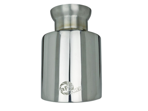 aFe Power MACH Force-Xp 4-1/2 IN Polished Direct-Fit Exhaust Tip Set for Dodge Charger/Hellcat 15-21 V8-6.2L/6.4L - 49C32068-P