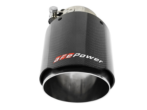 aFe Power MACH Force-Xp 2-1/2" Stainless Steel Carbon Fiber Exhaust Tip - 49T25404-C07