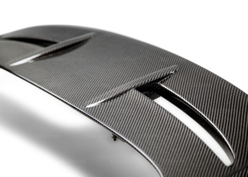 Seibon ST-style carbon fiber rear spoiler for 2011-2015 Ford Fiesta Hatchback - RS14FDFI-ST