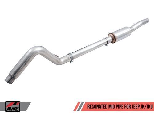 AWE Resonated Mid Pipe for Jeep JK/JKU  - 3015-11005