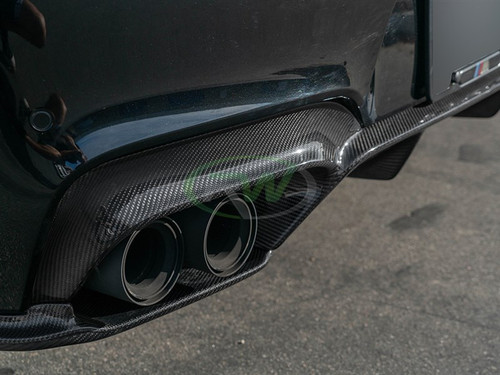 RW Carbon BMW F06/F12/F13 M6 3D Style Carbon Fiber Diffuser