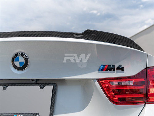 RW Carbon BMW F82 M4 CS Style CF Trunk Spoiler - bmwf82m409 RW Carbon BMW F82 M4 CS Style CF Trunk Spoiler - bmwf82m409