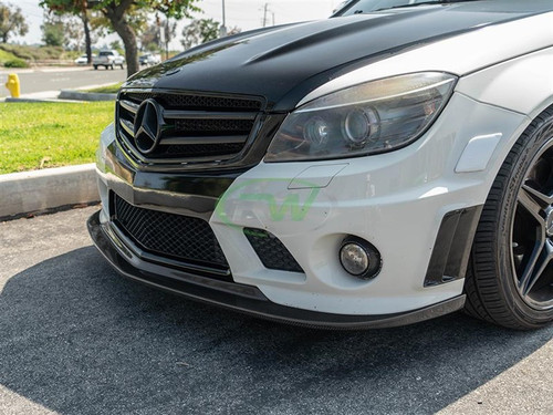 RW Carbon Mercedes W204 C63 AMG Arkym Style CF Front Lip - mercw20437 RW Carbon Mercedes W204 C63 AMG Arkym Style CF Front Lip - mercw20437
