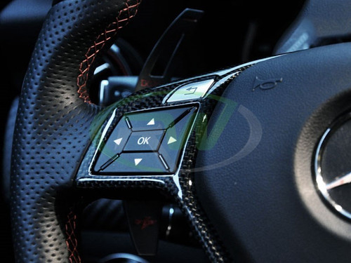 RW Carbon Mercedes Carbon Fiber Steering Wheel Trim - mercw20439 RW Carbon Mercedes Carbon Fiber Steering Wheel Trim - mercw20439