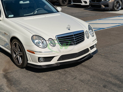 RW Carbon Mercedes W211 E63 AMG Carbon Fiber Lip Spoiler - mercw21101 RW Carbon Mercedes W211 E63 AMG Carbon Fiber Lip Spoiler - mercw21101