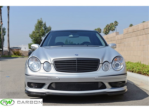 RW Carbon Mercedes W211 E63 AMG Godhand Style Front Lip