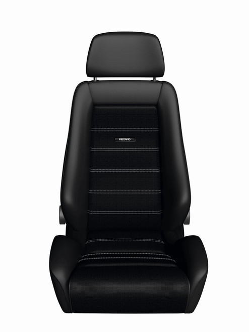 Recaro Classic LX Seat - Black Leather/Classic Corduroy 088.00.0B27