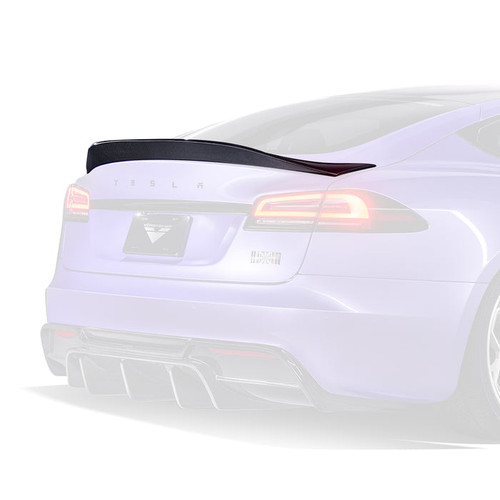 Vorsteiner VRS Tesla Model S Plaid Aero Decklid Spoiler Carbon Fiber PP 2x2 Glossy Vorsteiner VRS Tesla Model S Plaid Aero Decklid Spoiler Carbon Fiber PP 2x2 Glossy