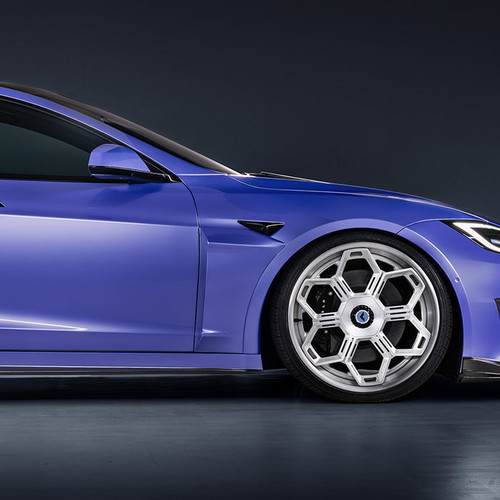 Vorsteiner VRS Tesla Model S Plaid Add-On Aero Fenders Carbon Fiber PP 2x2 Glossy Vorsteiner VRS Tesla Model S Plaid Add-On Aero Fenders Carbon Fiber PP 2x2 Glossy