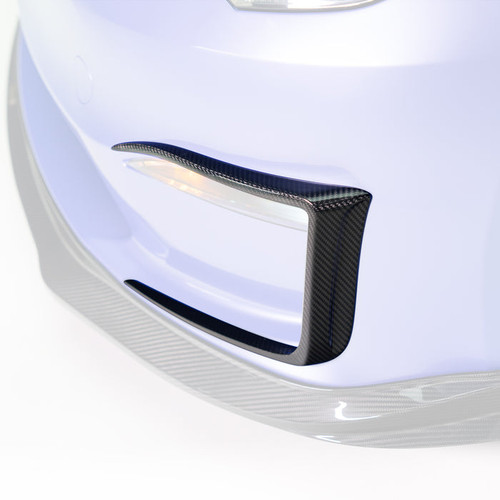 Vorsteiner VRS Tesla Model S Plaid Add-On Aero Bumper Flares Carbon Fiber PP 2x2 Glossy Vorsteiner VRS Tesla Model S Plaid Add-On Aero Bumper Flares Carbon Fiber PP 2x2 Glossy