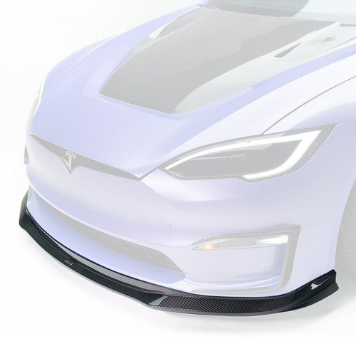 Vorsteiner VRS Tesla Model S Plaid Aero Front Spoiler Carbon Fiber PP 2X2 Glossy Vorsteiner VRS Tesla Model S Plaid Aero Front Spoiler Carbon Fiber PP 2X2 Glossy