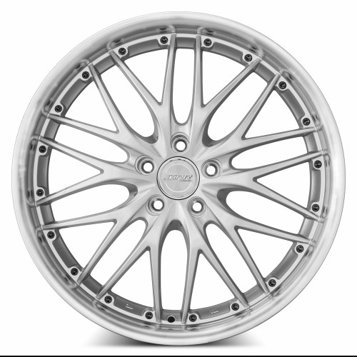 MRR GT1 Wheel - Hyper Silver Machine Lip Finish - 20x8.5 ET35 - 5x114.3
