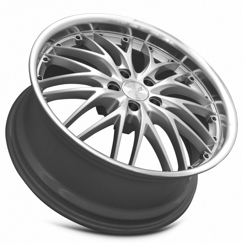 MRR GT1 Wheel - Hyper Silver Machine Lip Finish - 20x8.5 ET35 - 5x114.3