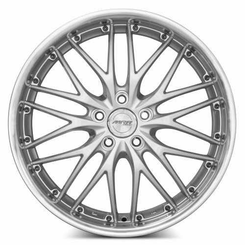 MRR GT1 Wheel - Hyper Silver Machine Lip Finish - 19x8.5 ET35 - 5x112