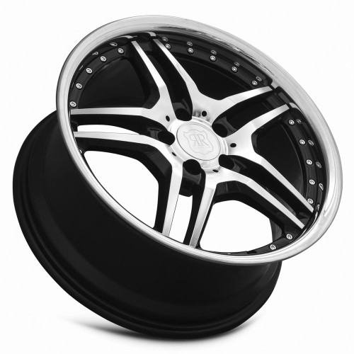 MRR RW2 Wheel - Black Chrome Lip Finish - 18x8 ET35 - 5x108