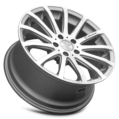 MRR HR9 Wheel - Silver Machine Face Finish - 18x8.5 ET35 - 5x112