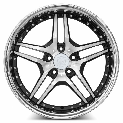 MRR RW2 Wheel - Black Chrome Lip Finish - 19x9.5 ET45 - 5x112