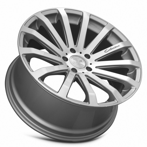 MRR HR9 Wheel - Silver Machine Face Finish - 20x9.5 ET20 - 5x120