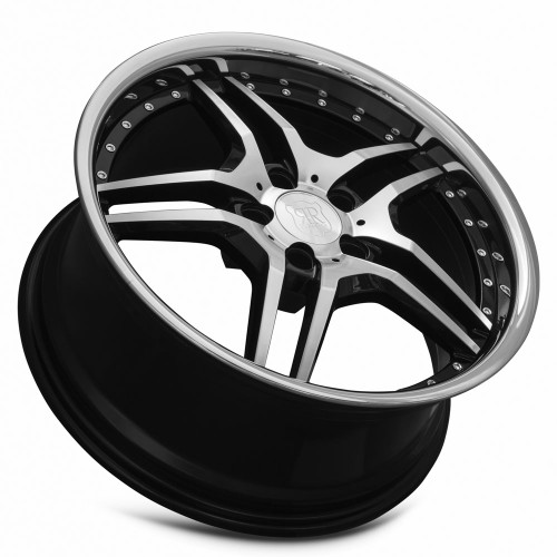 MRR RW2 Wheel - Black Chrome Lip Finish - 19x8.5 ET25 - 5x112