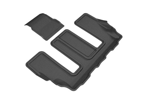 3D MAXpider 2017-2020 GMC Acadia Kagu 3rd Row Floormats - Black L1GM02231509