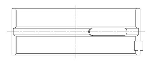 ACL Ford 4 2300 (Single Spark Plug engines) Race Series Engine Crankshaft Main Bearing Set 5M1117H-10