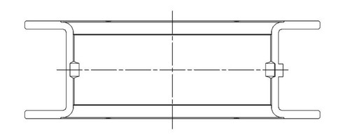 ACL Ford 4 2300 (Single Spark Plug engines) Race Series Engine Crankshaft Main Bearing Set 5M1117H-10