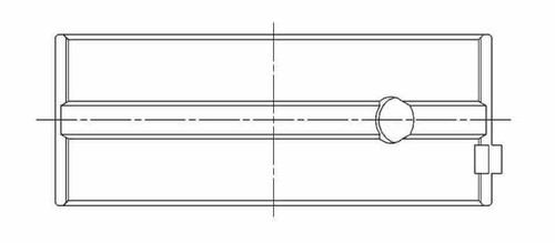 ACL Ford/Cosworth 2.0L (YB) .25mm Oversized Performance Main Bearing Set