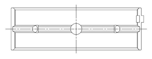 ACL Chevy V8 396/402/427/454 Race Series Std Size 0.080in Narrowed Main Bearing Set - CT-1 Coated