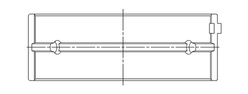 ACL Mitsubishi 4G93 1834CC +.25 Oversized High Performance Main Bearing Set