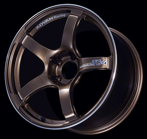 Advan TC4 15x6.5 +40 4x100 Umber Bronze Metallic & Ring Wheel