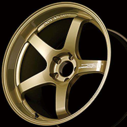 Advan GT Premium Version 18x9.0 +43 5x114.3 Racing Racing Gold Metallic