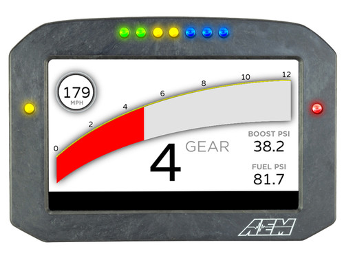 AEM CD-7L Carbon Logging Flush Digital Dash Display