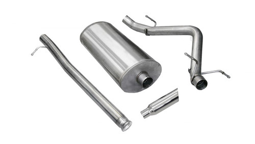 Corsa 2007-2009 Chevrolet Silverado Crew Cab/Short Bed 1500 6.2L V8 Polished Sport Cat-Back Exhaust 24514