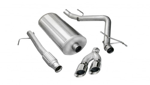 Corsa 2009-2013 Chevrolet Silverado Reg. Cab/Long Bed 1500 4.8L V8 Polished Sport Cat-Back Exhaust 14900