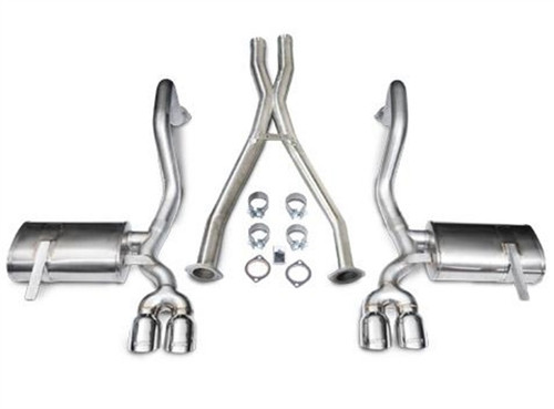 Corsa 1997-2004 Chevrolet Corvette C5 Z06 5.7L V8 Polished Xtreme Cat-Back + XO Exhaust 14114