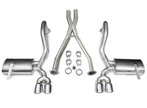 Corsa 1997-2004 Chevrolet Corvette C5 Z06 5.7L V8 Polished Xtreme Cat-Back + XO Exhaust 14114