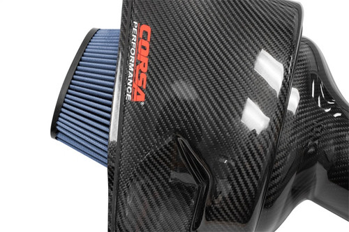 Corsa 2015-2019 Chevrolet Corvette C7 Z06 Carbon Fiber Air Intake with MaxFlow 5 Oiled Filter