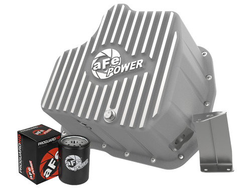 aFe Street Series Deep Engine Oil Pan 01-10 GM Duramax V8-6.6L (td)