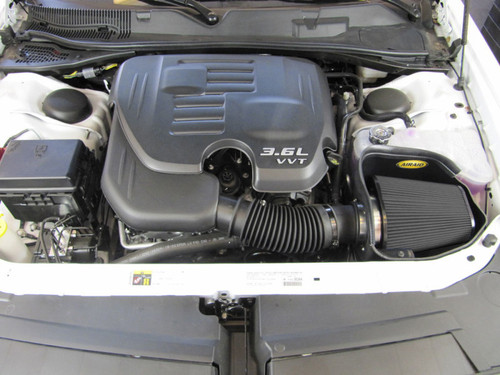 Airaid 11-14 Dodge Charger/Challenger MXP Intake System w/ Tube (Dry / Black Media) 352-317